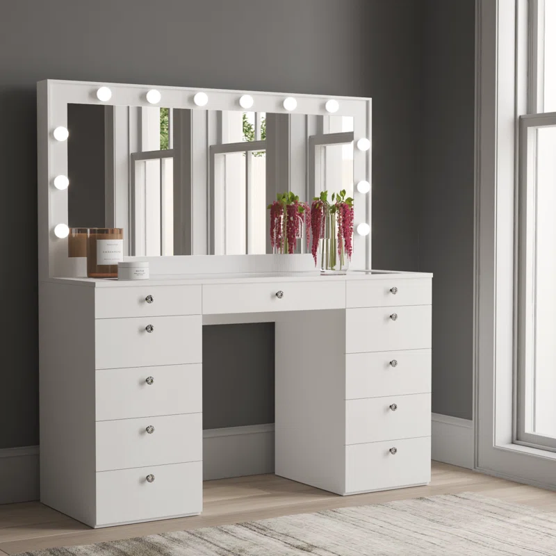 my bedroom anisur vanity from wayfair, my bedroom makeover on a budget